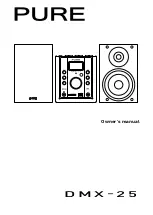 Pure Digital DMX-25 Owner'S Manual предпросмотр