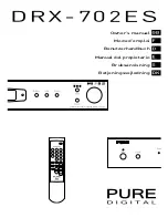 Pure Digital DRX-702ES Owner'S Manual предпросмотр