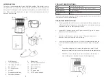 Предварительный просмотр 3 страницы Pure Enrichment Deluxe Mini Operation Manual