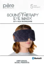 Предварительный просмотр 1 страницы Pure Enrichment Wave Sound Therapy Eye Mask User Manual