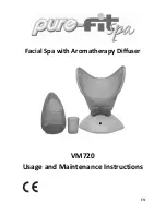 Предварительный просмотр 1 страницы Pure-Fit Spa VM720 Usage And Maintenance Instructions