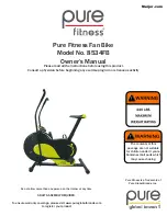 Pure Fitness 8534FB Owner'S Manual preview