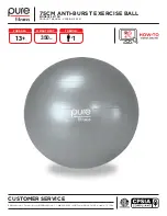 Pure Fitness 8617FB Product Manual preview