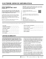 Preview for 2 page of Pure Fitness 8634WV Product Manual