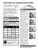 Preview for 7 page of Pure H2O H2O-F12 Replacement Instructions Manual