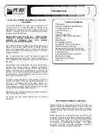 Preview for 2 page of Pure Humidifier ERDDR Series Installation Instructions, Operation And Maintenance Manual