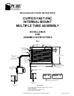 Pure Humidifier Fast-Pac Installation And Assembly Instructions предпросмотр