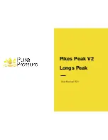 Pure Pressure Longs Peak User Manual preview