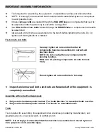 Предварительный просмотр 8 страницы Pure-Tec Marcy Pro SM-4903 Manual