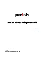 Pure Tesla TeslaCam microSD User Manual preview