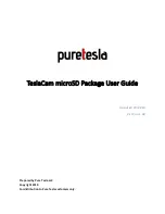 Pure Tesla TeslaCam microSD User Manual предпросмотр