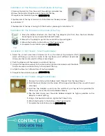 Предварительный просмотр 2 страницы Pure Water Counter Top Installation Instruction