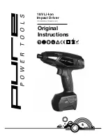 PURE 18V Impact Driver Original Instructions Manual предпросмотр