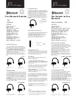 Предварительный просмотр 1 страницы PURE Bluetooth Earbuds User Manual