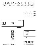 PURE DAP-601ES Owner'S Manual preview