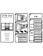 Предварительный просмотр 1 страницы PURE DTM-300 Quick Start Manual