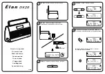 PURE elan dx20 Quick Start Manual preview