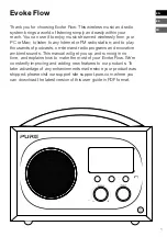 Preview for 3 page of PURE EVOKE Flow Manual