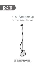 PURE PureSteam XL Operation Manual предпросмотр