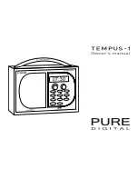 PURE TEMPUS-1 Owner'S Manual предпросмотр