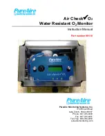 Preview for 1 page of PureAire Air Check O2 Instruction Manual