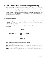 Preview for 21 page of PureAire Air Check O2 Instruction Manual