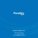 Предварительный просмотр 16 страницы PureAiro ULTRA FAN 10S-S1 Installation & Operation Manual