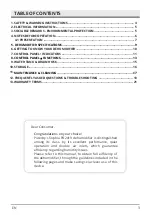 Preview for 3 page of Puredry PD 2419 Sophia User Manual