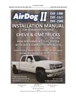 Preview for 1 page of PureFlow AirDog AirDog II DF-100 Installation Manual