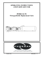 Предварительный просмотр 1 страницы Puregas P05860-GLTG Operating Instructions And Parts List Manual