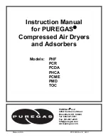 Предварительный просмотр 1 страницы Puregas PCDA Instruction Manual