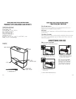 Preview for 2 page of pureguardian H1300 Use & Care Instructions Manual