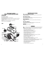 Предварительный просмотр 2 страницы pureguardian H2500 Use And Care Instruction