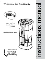 Pureit EXCELLA Instruction Manual preview