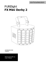 Предварительный просмотр 1 страницы PURElight FX Mini Derby 2 User Manual