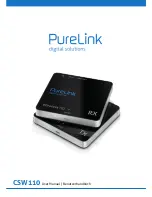 PureLink CSW110 User Manual предпросмотр