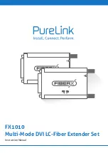 PureLink FX1010 Instruction Manual preview