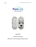 Предварительный просмотр 1 страницы PureLink iCON-10W User Manual