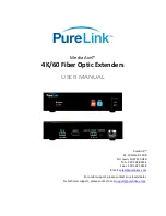 PureLink Media Axis MAX-FR101 User Manual preview