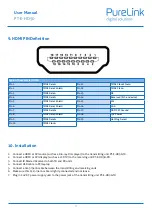 Preview for 9 page of PureLink PT-E-HD50 User Manual