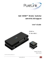 PureLink PT-MA-HD88-C User Manual preview