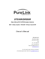 Preview for 1 page of PureLink PureLink DRS50R Owner'S Manual