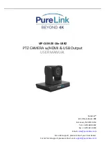 Preview for 1 page of PureLink VIP-CAM-20-10x-USB2 User Manual