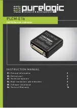 Purelogic PLCM-E1b Instruction Manual preview