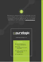 Preview for 10 page of Purelogic PLD86 Instruction Manual