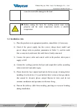 Preview for 17 page of Purelogic RAYCUS RFL-C1000W+H User Manual