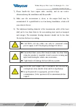 Preview for 18 page of Purelogic RAYCUS RFL-C1000W+H User Manual