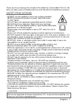 Предварительный просмотр 2 страницы PureMate PM 412 Instruction Manual