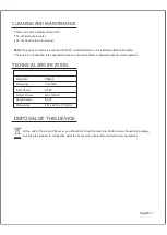 Preview for 8 page of PureMate PM 605 Instruction Manual