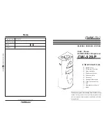 PurePro CW-929P User Manual preview